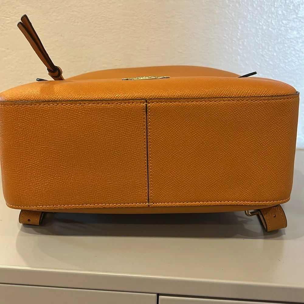Coach leather backpack